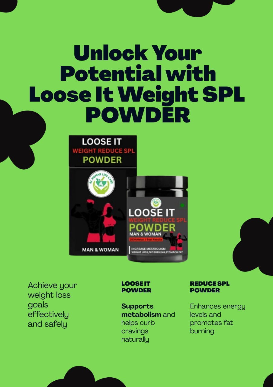 Loose It Weight Reduce SPL Powder – Herbal Weight Loss Supplement for Men & Women