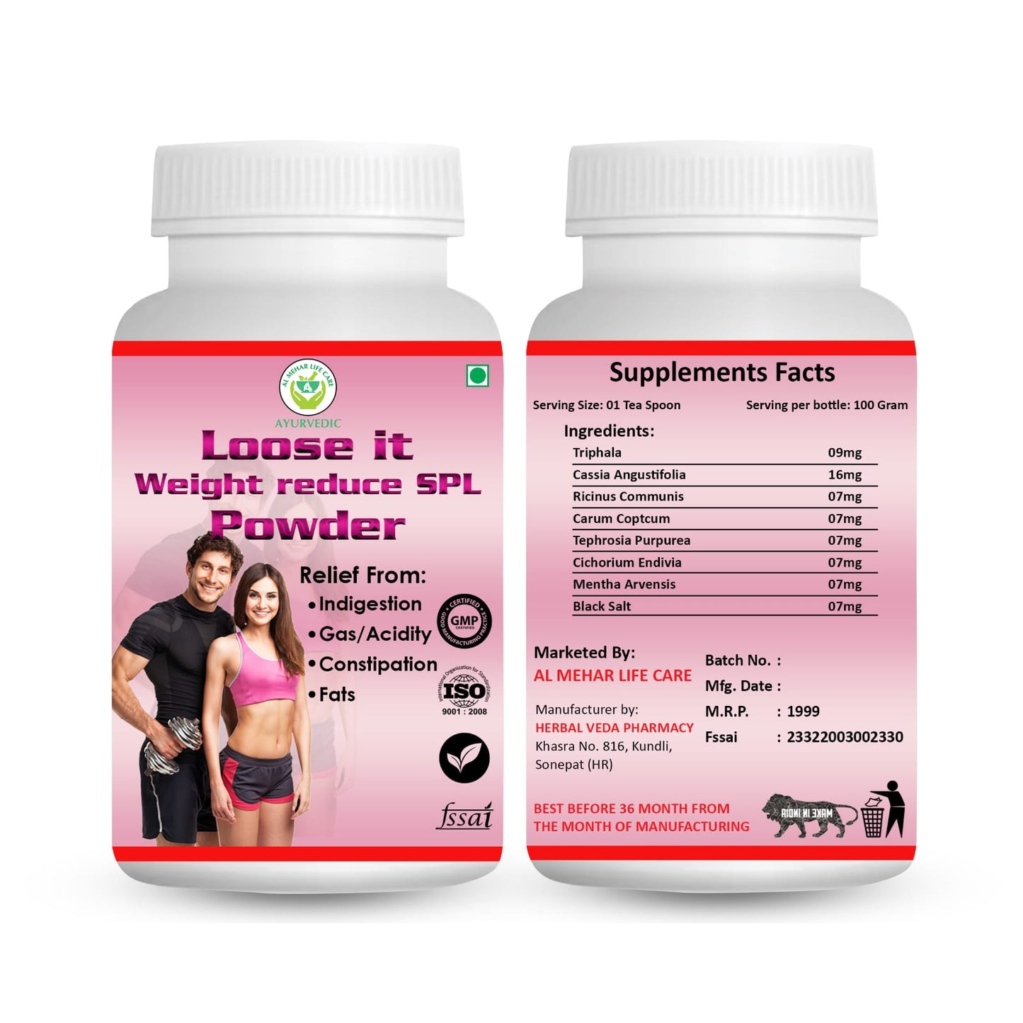 Loose It Weight Reduce SPL Powder (Buy 1 Get 1 Free)